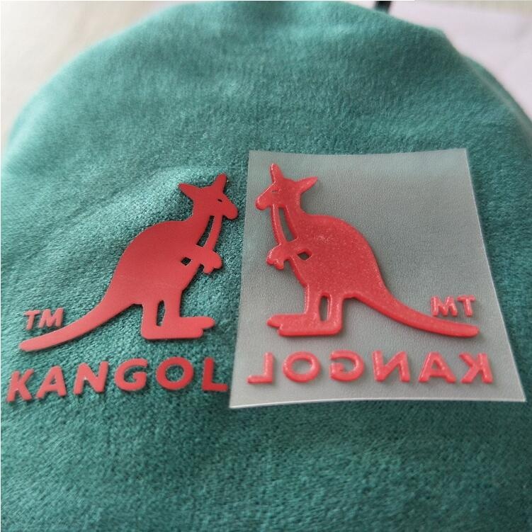 Silicone Heat Transfer Label with 3D Logo