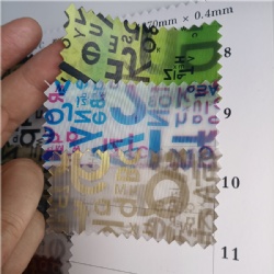 3D Lenticular Patch In Stock