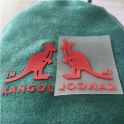 Silicone Heat Transfer Label with 3D Logo
