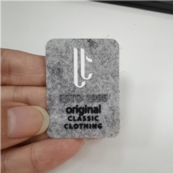 Felt Silicone Label